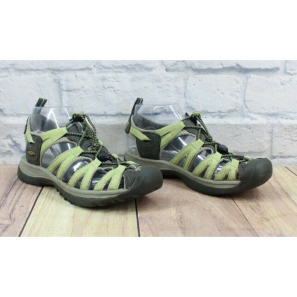 Keen Whisper Green Waterproof Closed Toe Sport Sandals Size US 7 EU 37.5 - Picture 3 of 10
